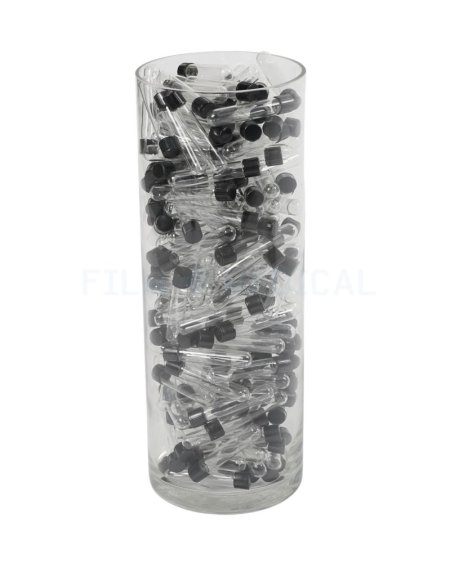 Large Lab Jar  Dressed With Black top Samples 